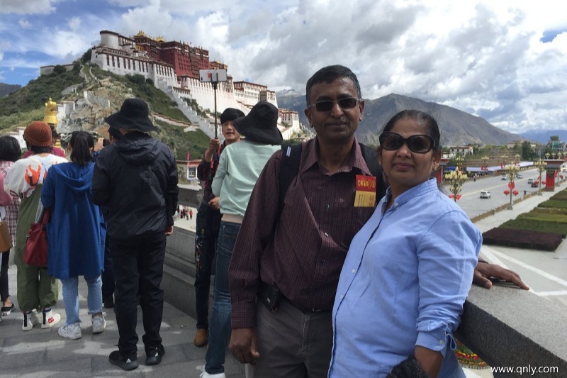 Indian Travelers Visiting Tibet